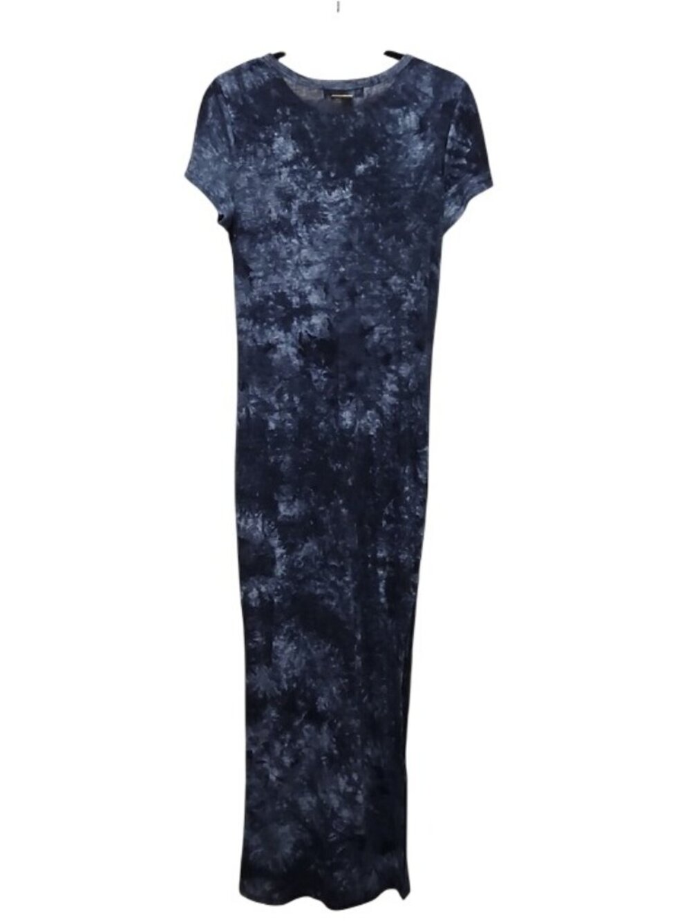 Michael Kors Blue Tie Dye Maxi Dress Beach Cover-Up 100% Linen Small Women's - Picture 5 of 8